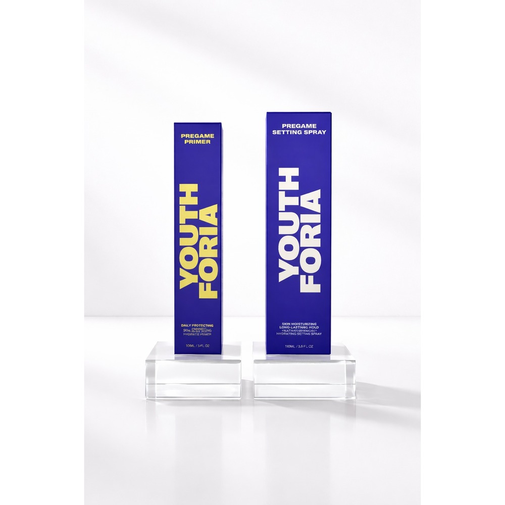 Youth Foria Pregame Setting Spray + Primer Bundle NEW IN BOX
